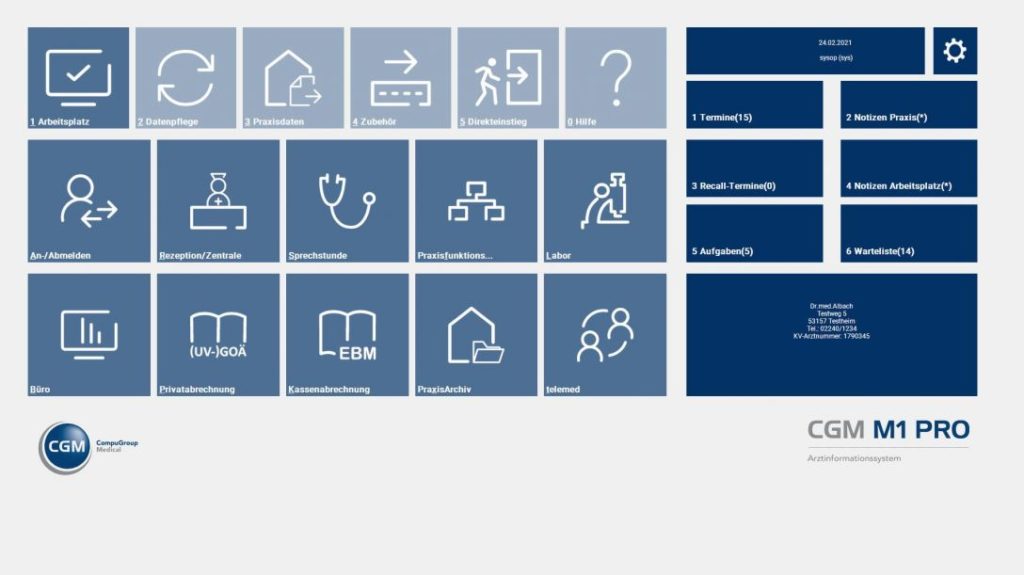 CGM M1 PRO NEXT Navigationsboard