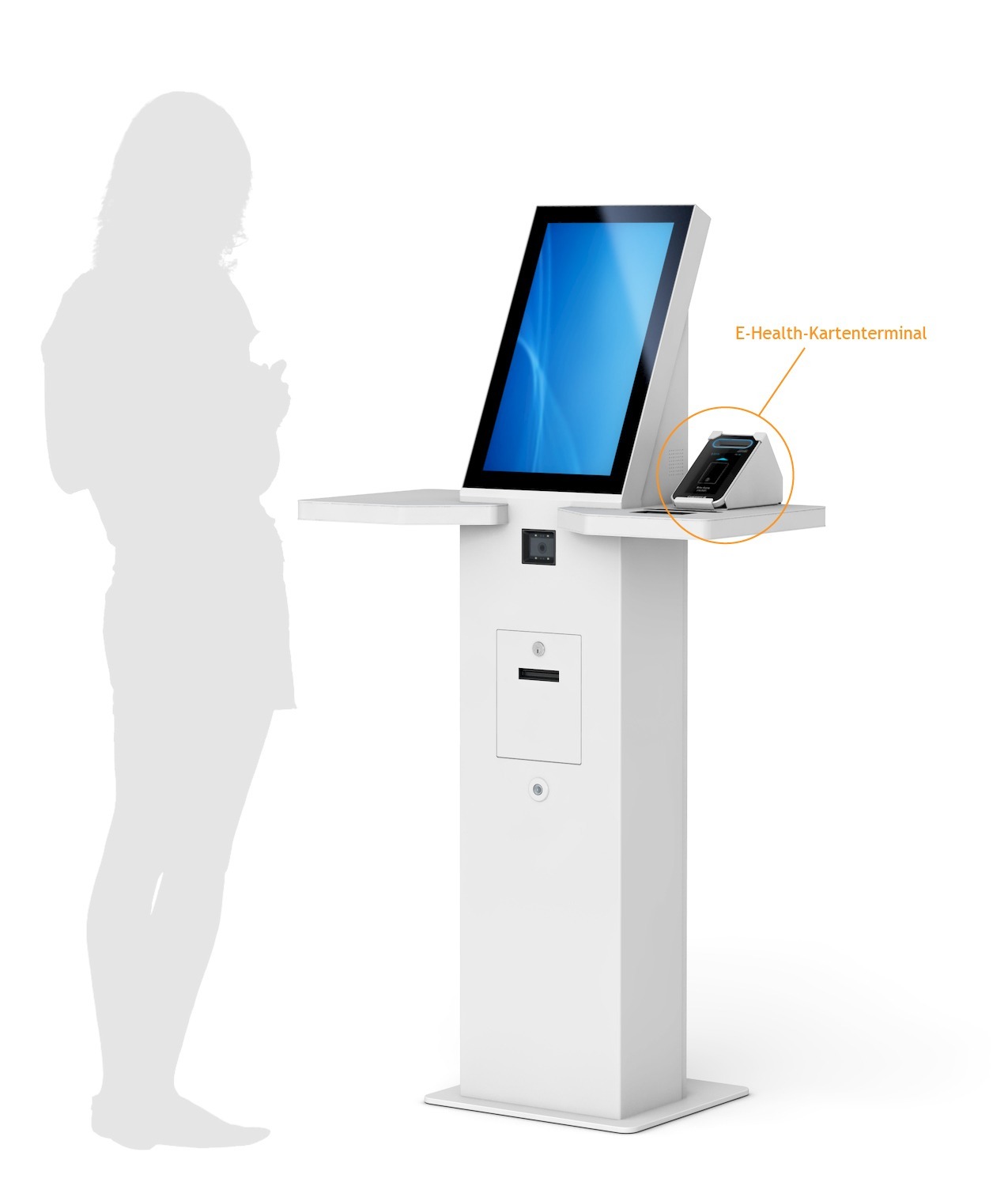 Patienten Self-Check-in E-Health-Kartenterminal