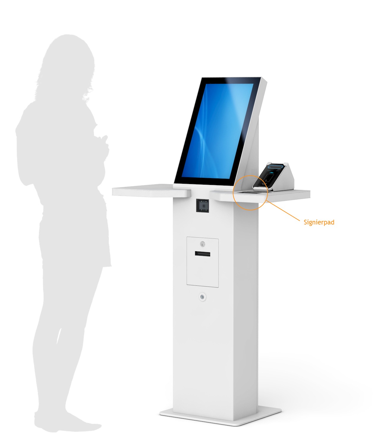 Patienten Self-Check-in Signierpad