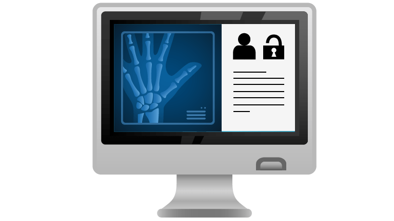 PC Icon Röntgen Online-Portal