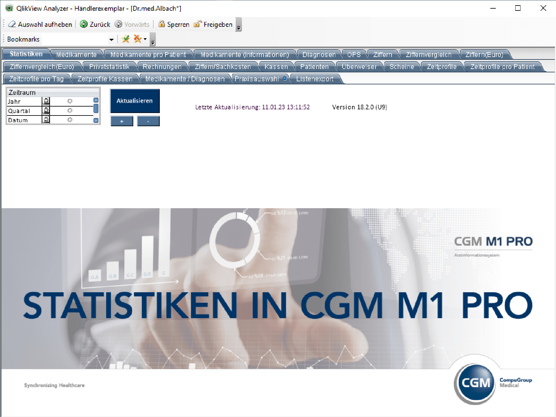 QlikView Analyse Software Dashboard